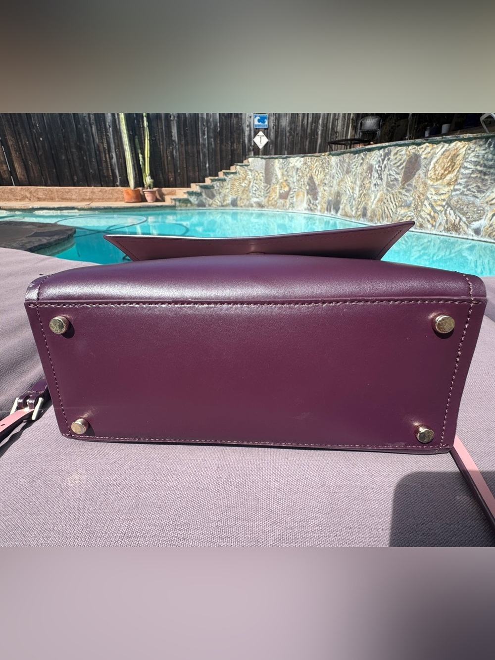 Kate Spade Magnolia Park Large Laurel Satchel Moody Plum Leather Crossbody
VGUC - Picture 6 of 16